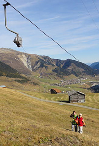 Attiv unterwegs in Selva, Sedrun